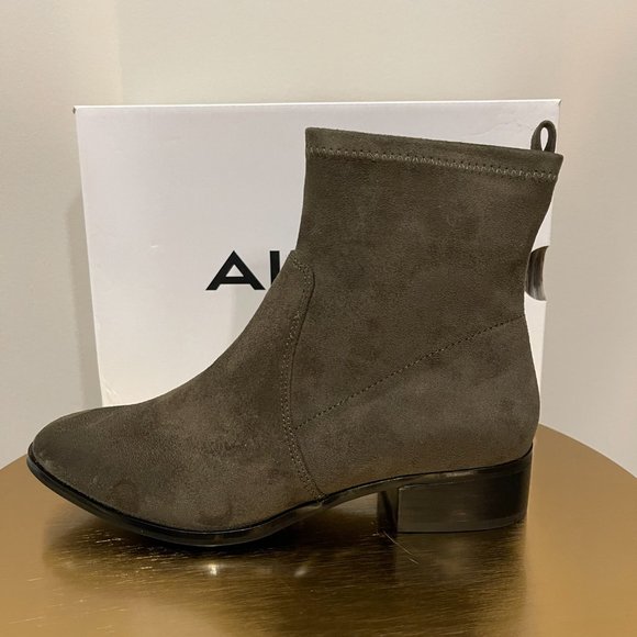 New In Box ALDO Erigori Boots, Olive, Sz 6 - Picture 2 of 4